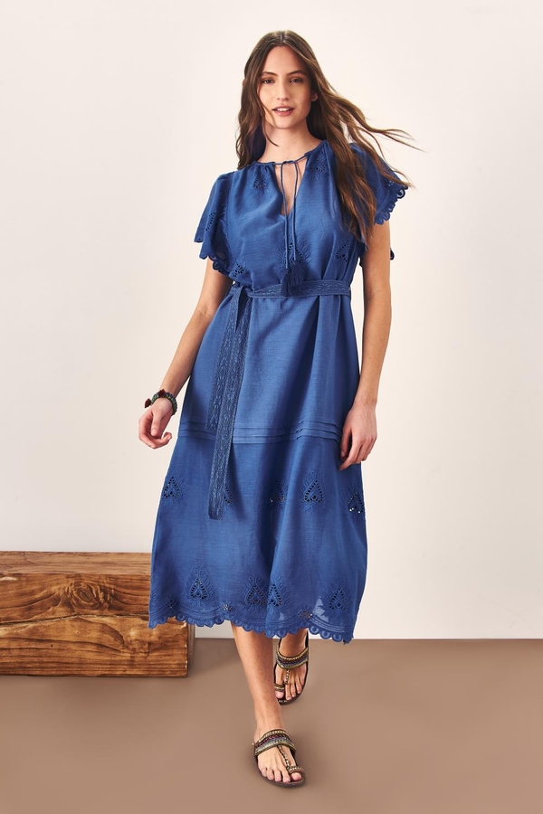 Vestido Delfi Bordado