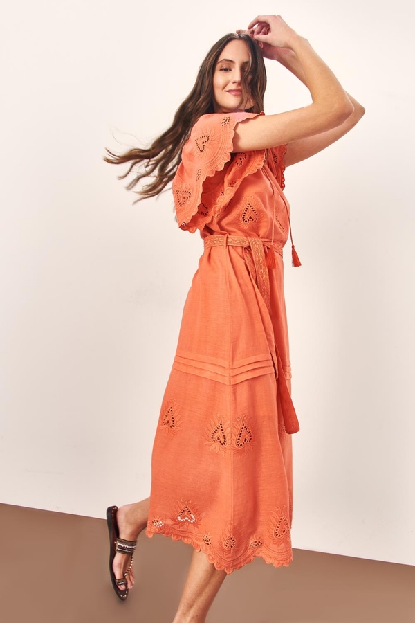 Vestido Delfi Bordado