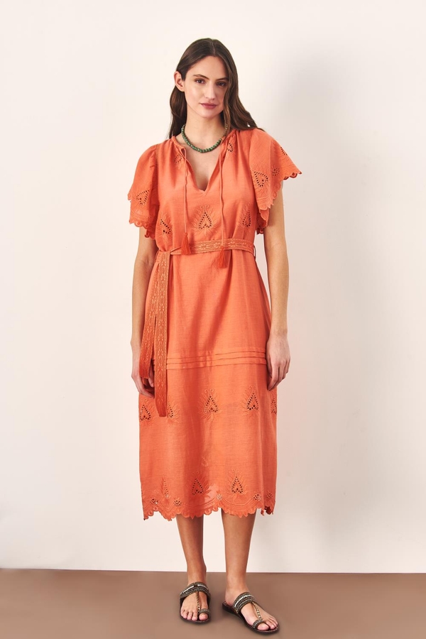 Vestido Delfi Bordado