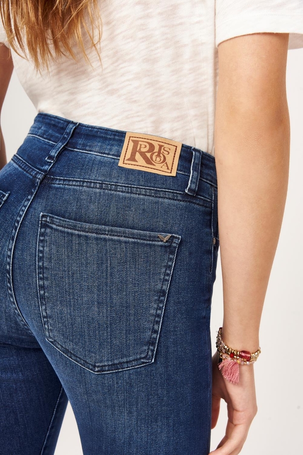 jean skinny high rise night blue