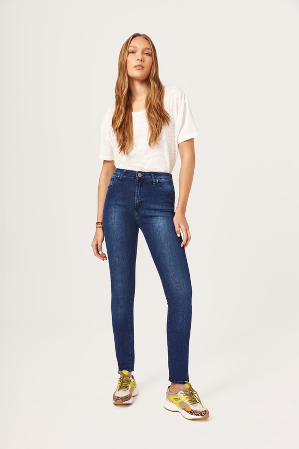jean skinny high rise night blue