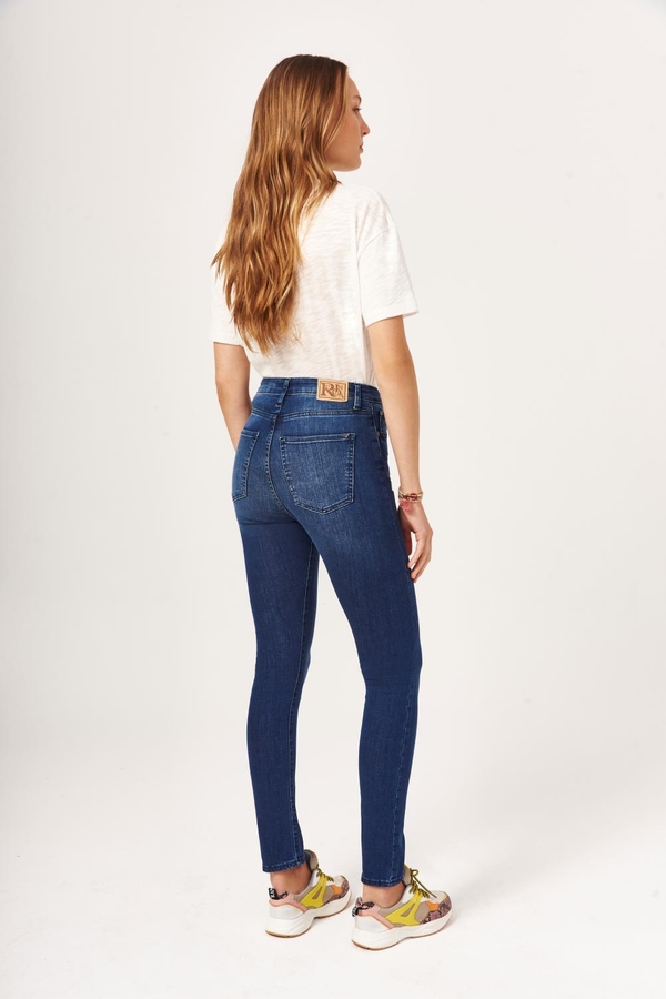jean skinny high rise night blue
