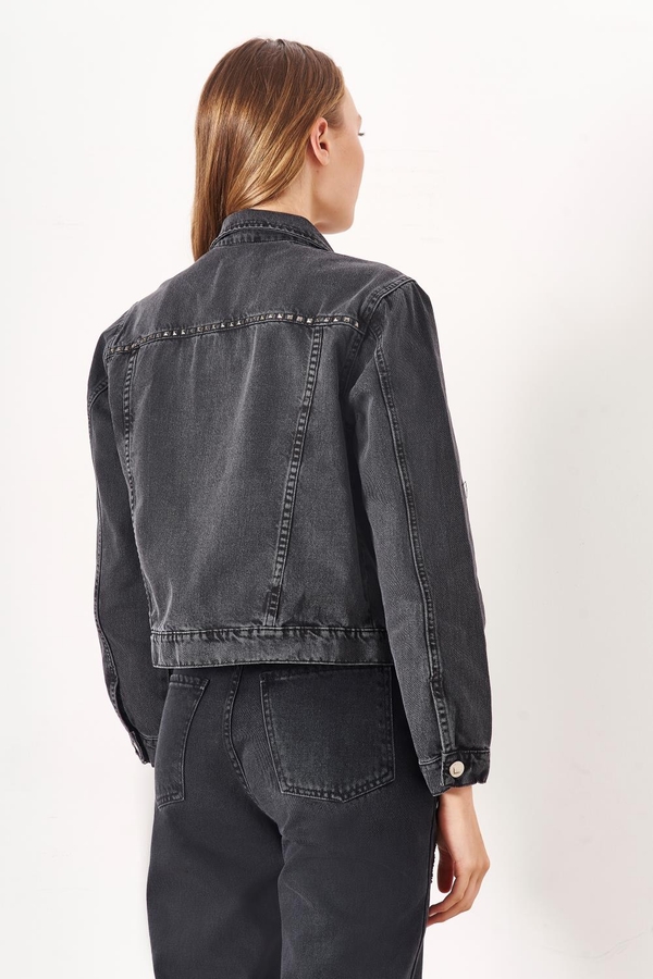 Campera New Studs Denim