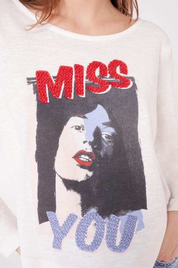 remera miss you rock