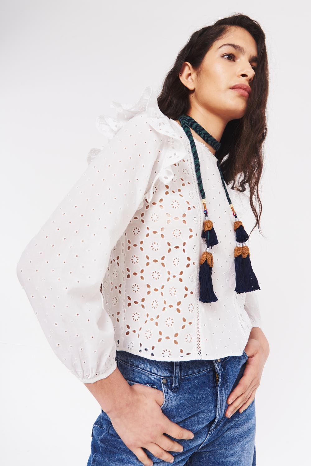 camisa zuru frills