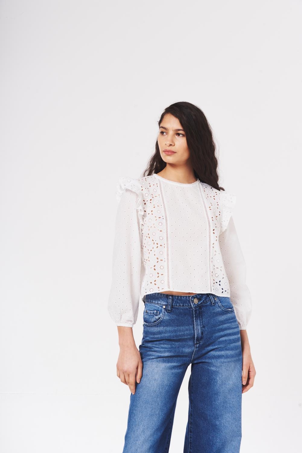 camisa zuru frills