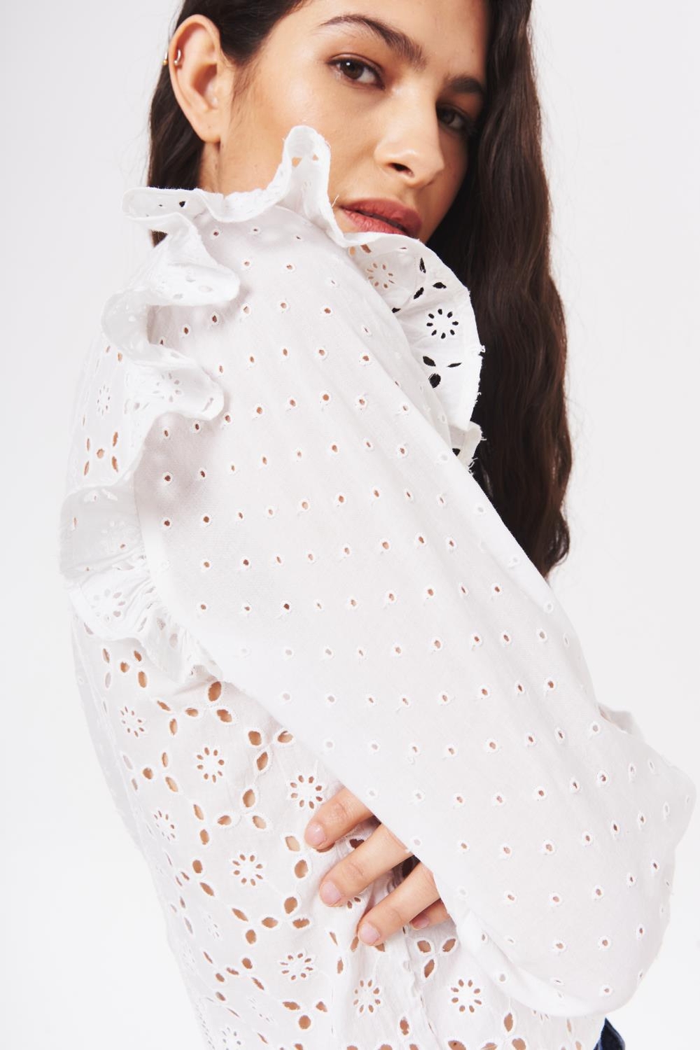 camisa zuru frills