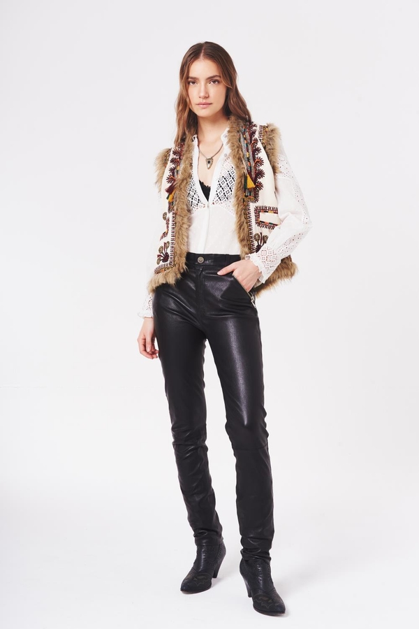 pantalon sunset cuero