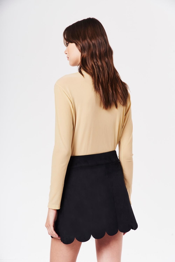 pollera josephine suede