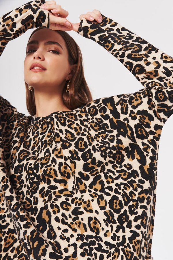 sweater cymade leopard