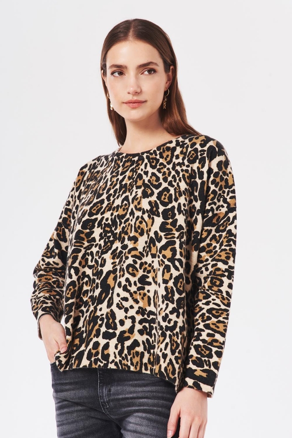 sweater cymade leopard