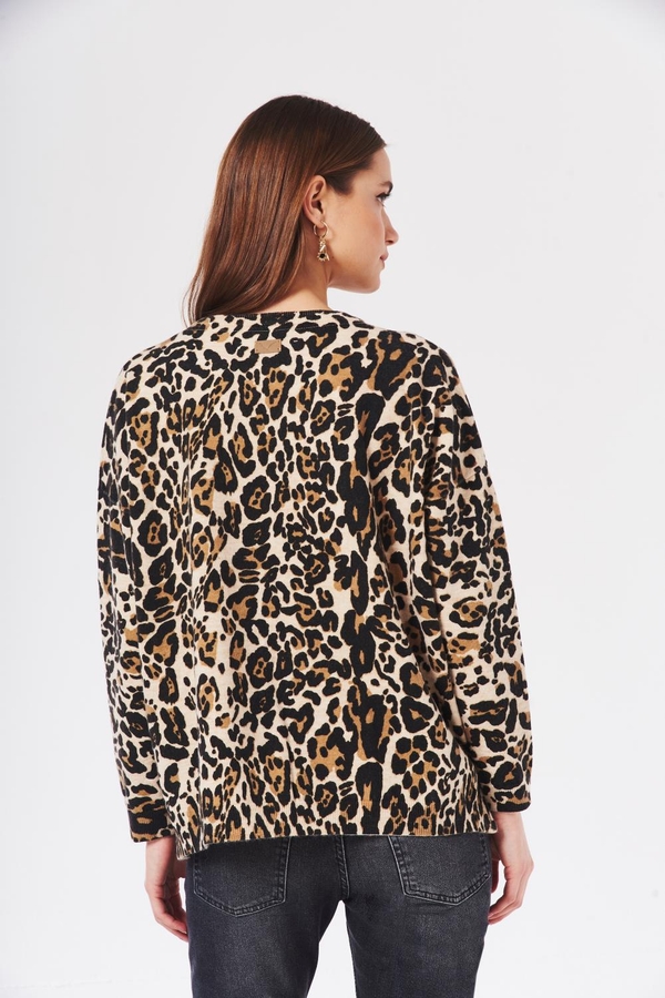 sweater cymade leopard