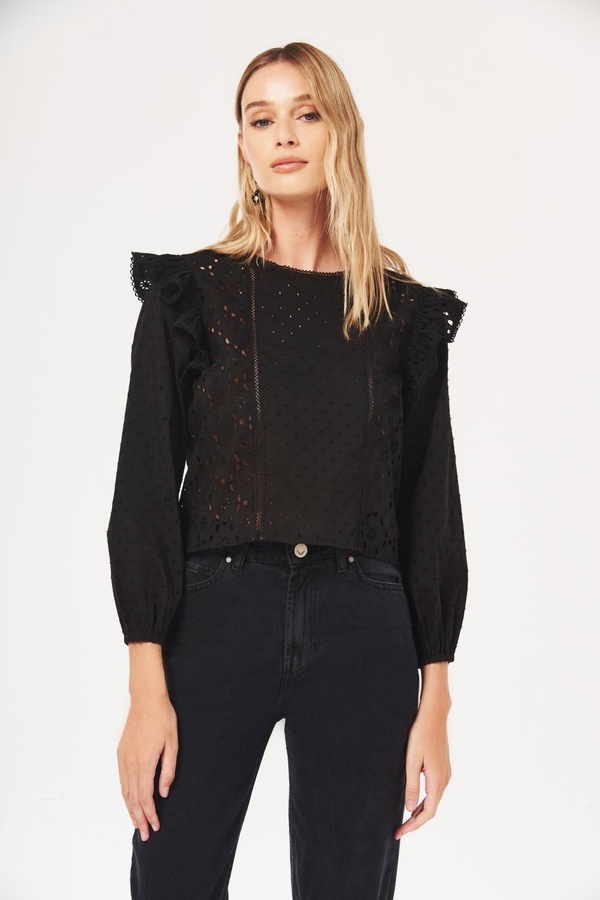 camisa zuru frills