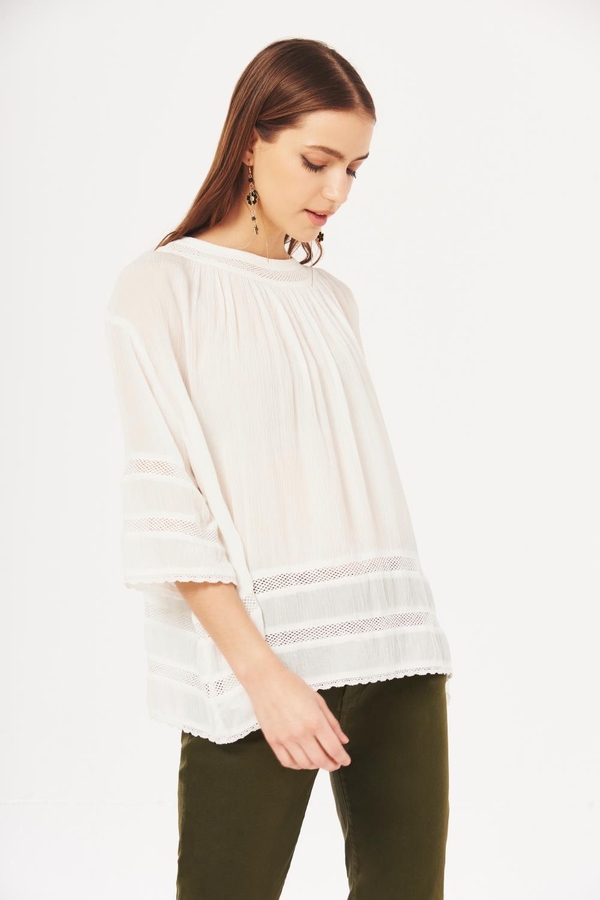 camisa nana pleats