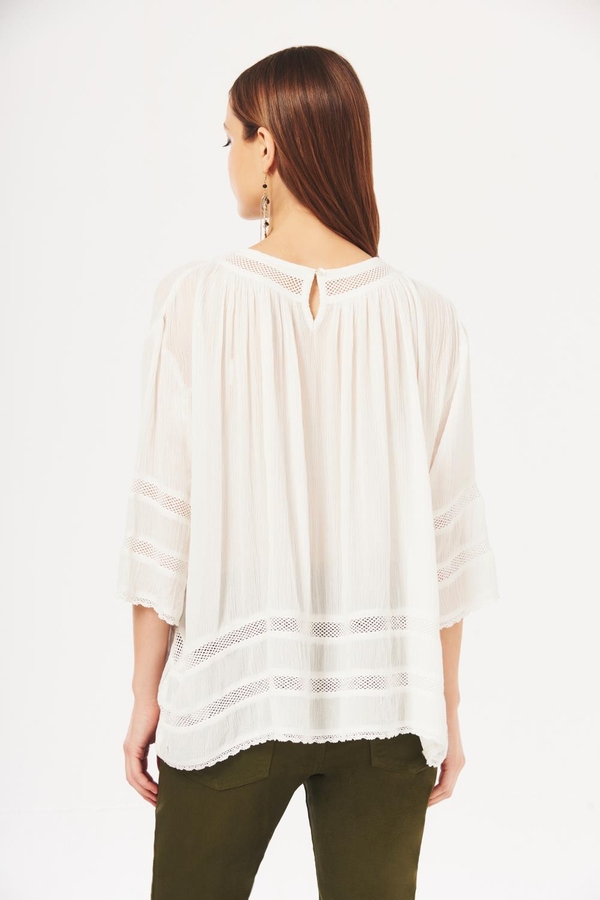 camisa nana pleats