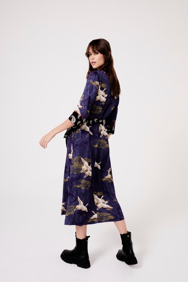 vestido olien grulla