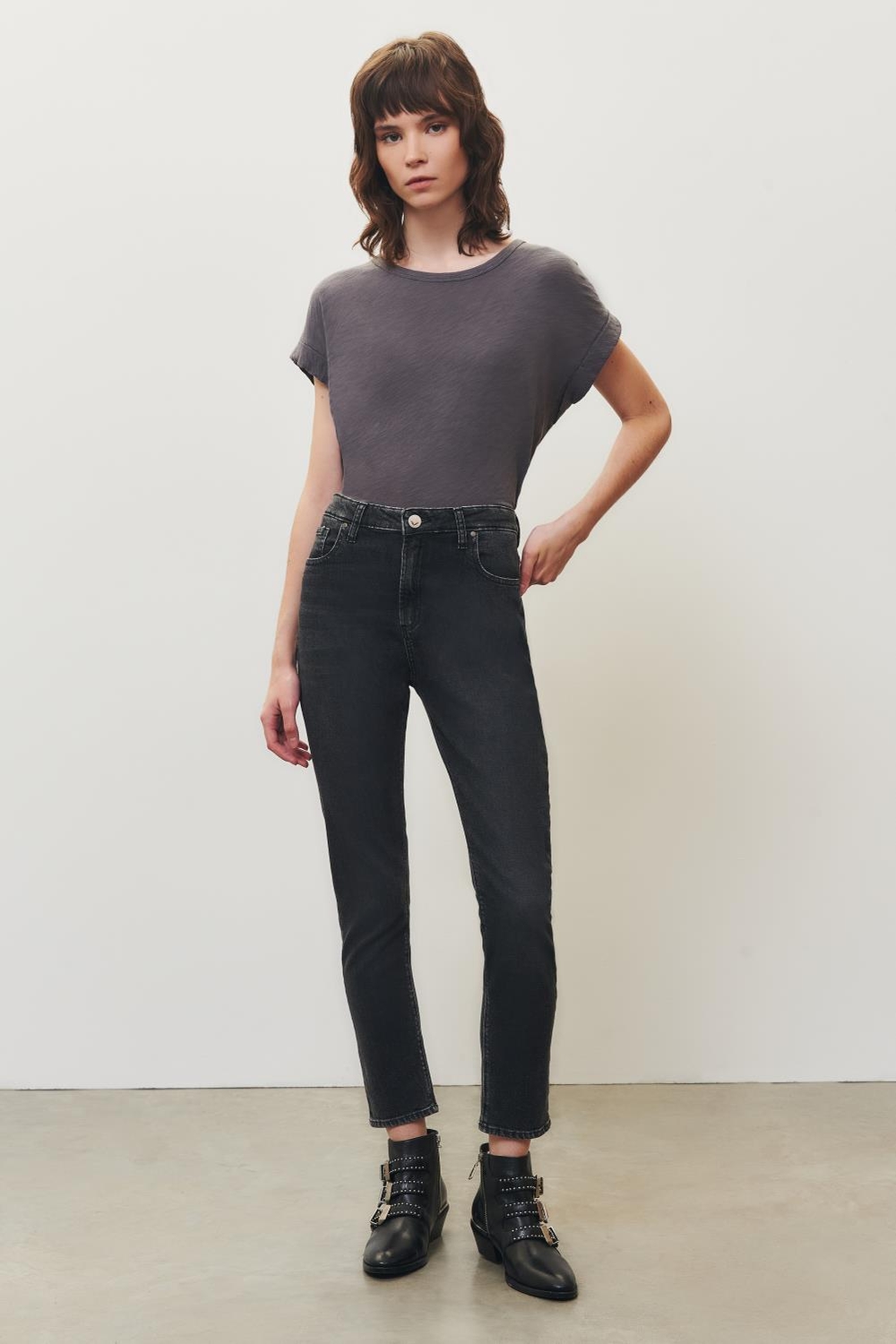 jean slim night black