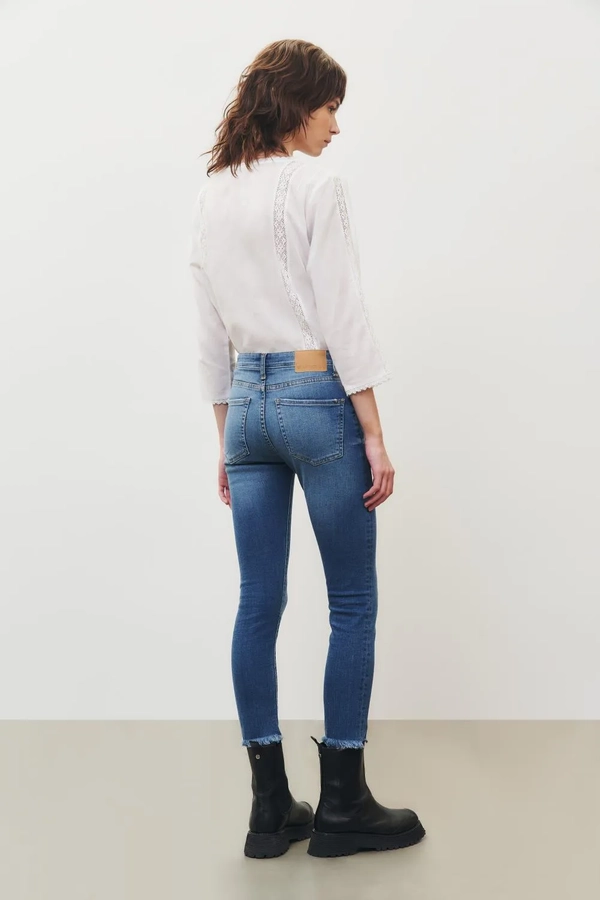 jean slim velou