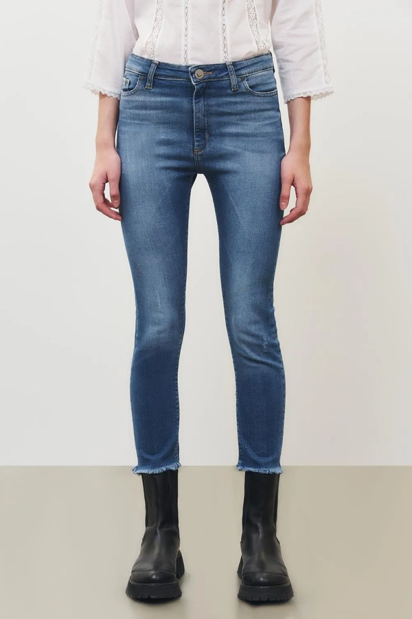 jean slim velou