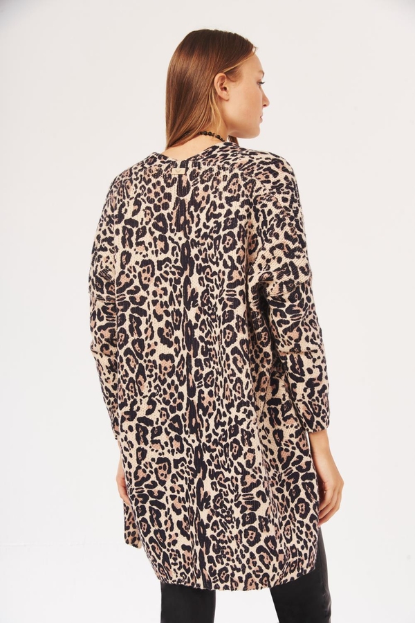 cardigan nieve leopard
