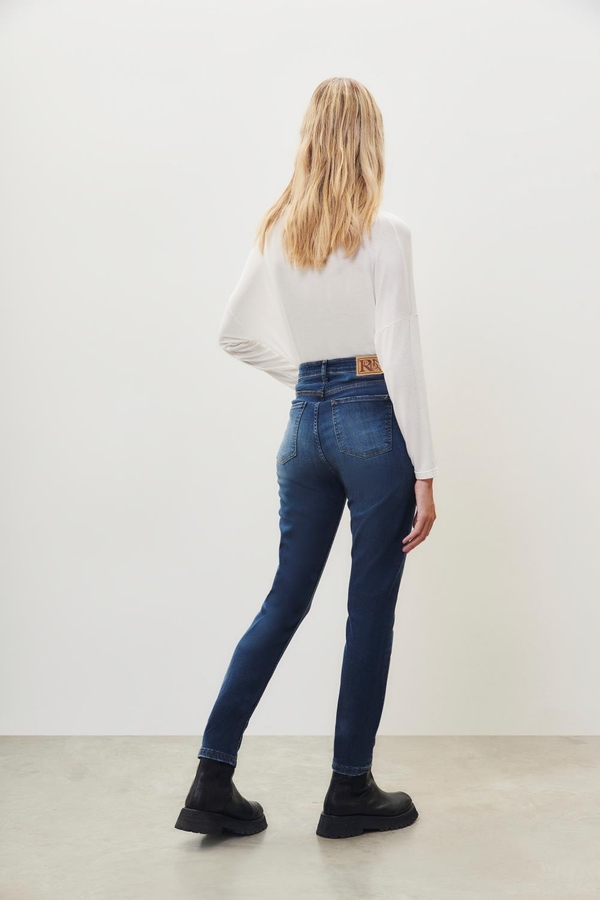 Jean Slim High Rise Bluetal