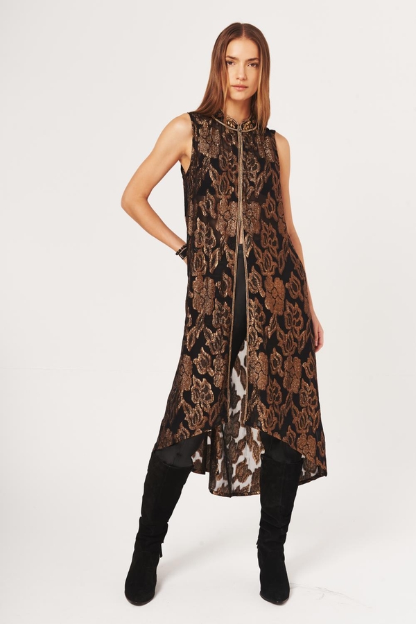 camisa kesari jacquard