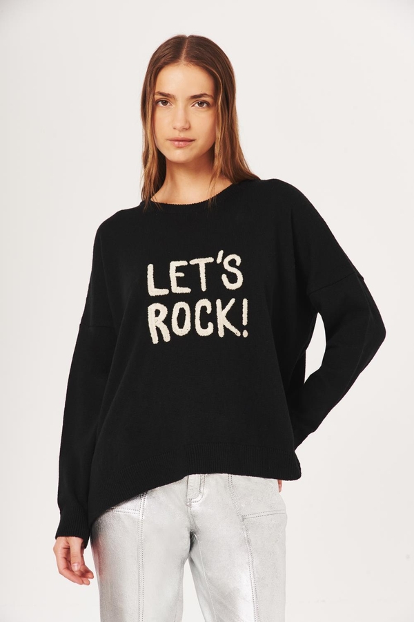 sweater let's rock