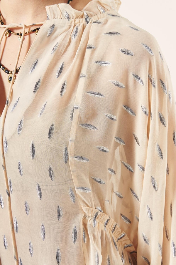 camisa multicolor lurex