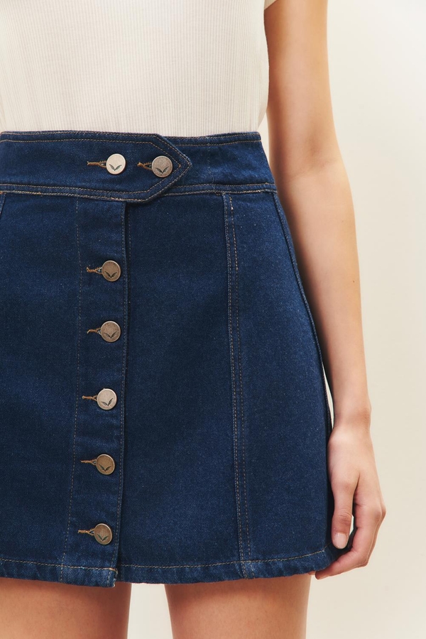falda josephine denim