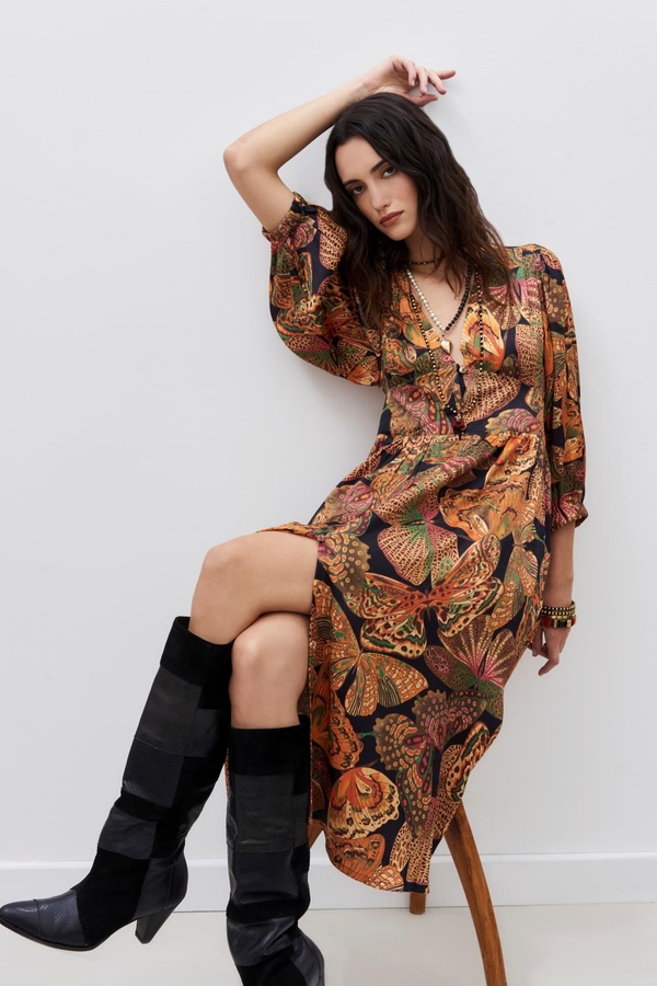 vestido lara butterfly