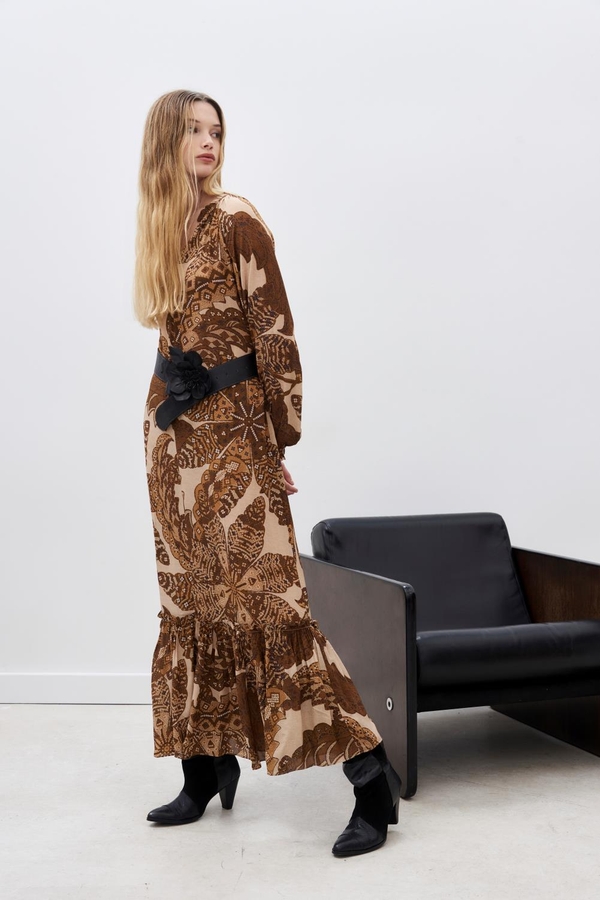 vestido smoki ipek