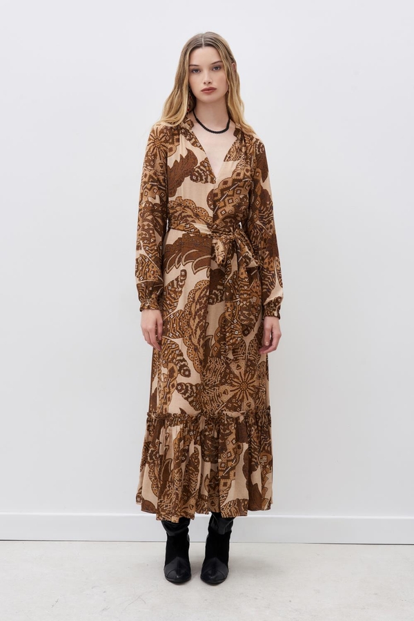 vestido smoki ipek