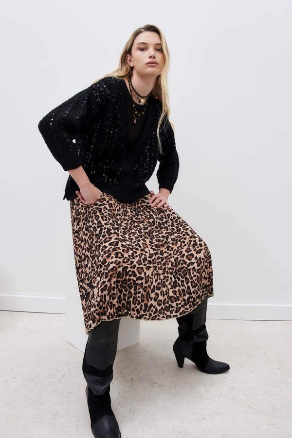 falda pleats kaya