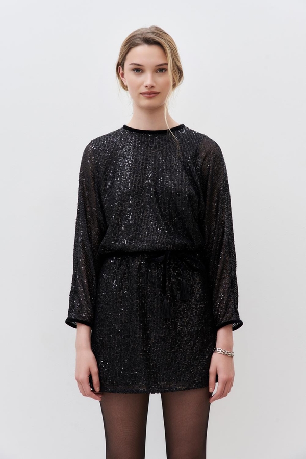 vestido sequins night