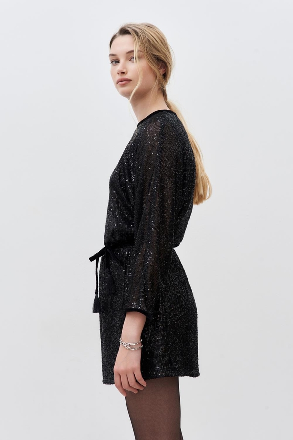 vestido sequins night
