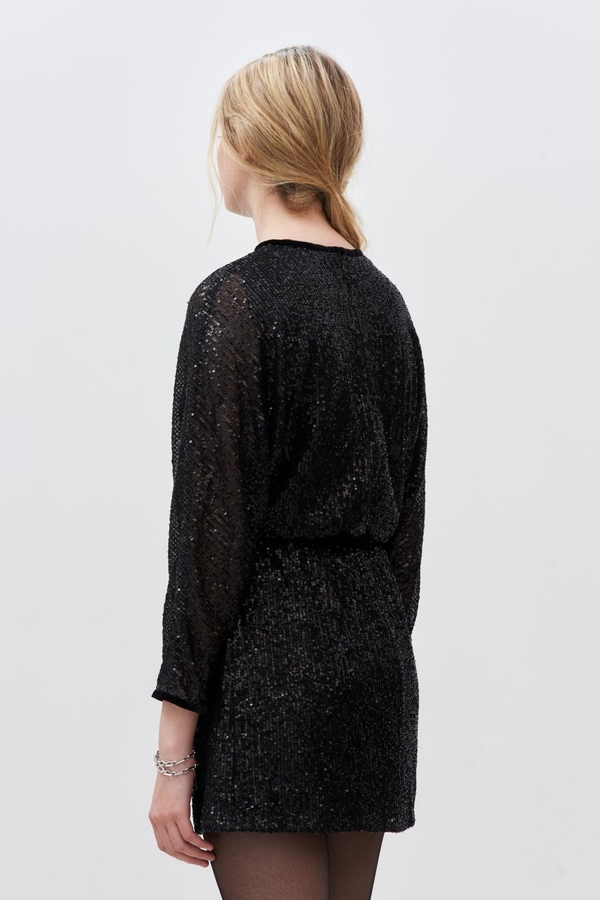 vestido sequins night