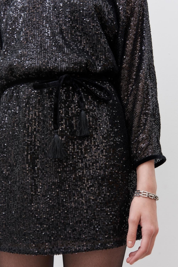 vestido sequins night