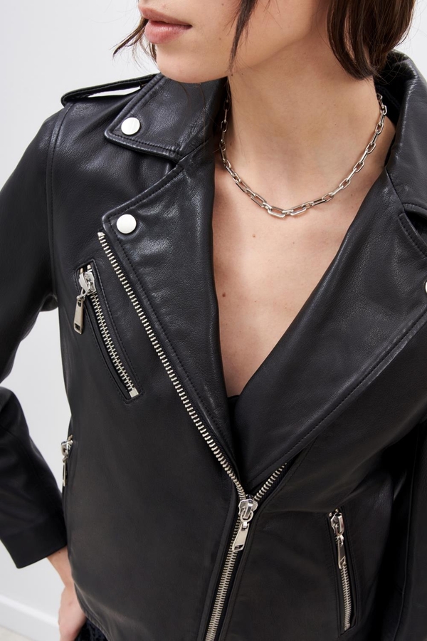 chaqueta moto cuero