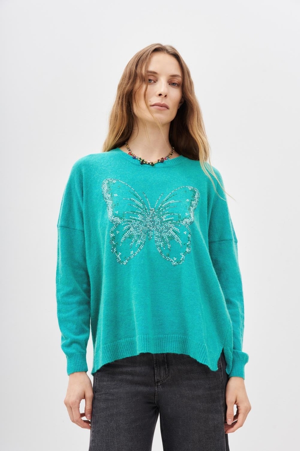 sweater choki butterfly