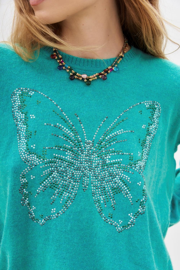 sweater choki butterfly