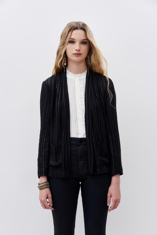 saco net sequins