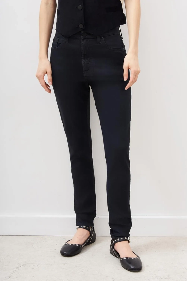 jean skinny satinblack