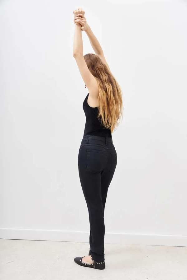 jean skinny satinblack