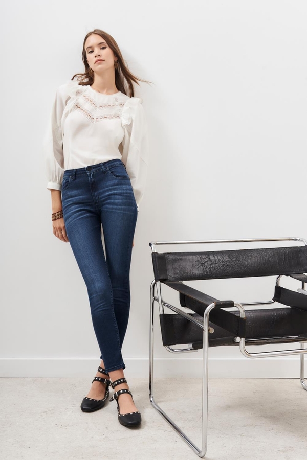 jean slim blue black