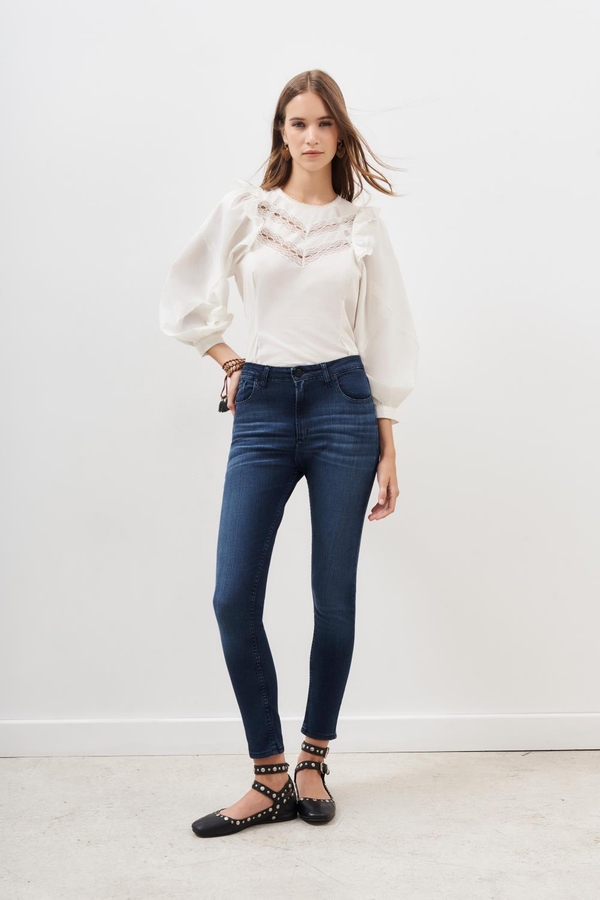 jean slim blue black