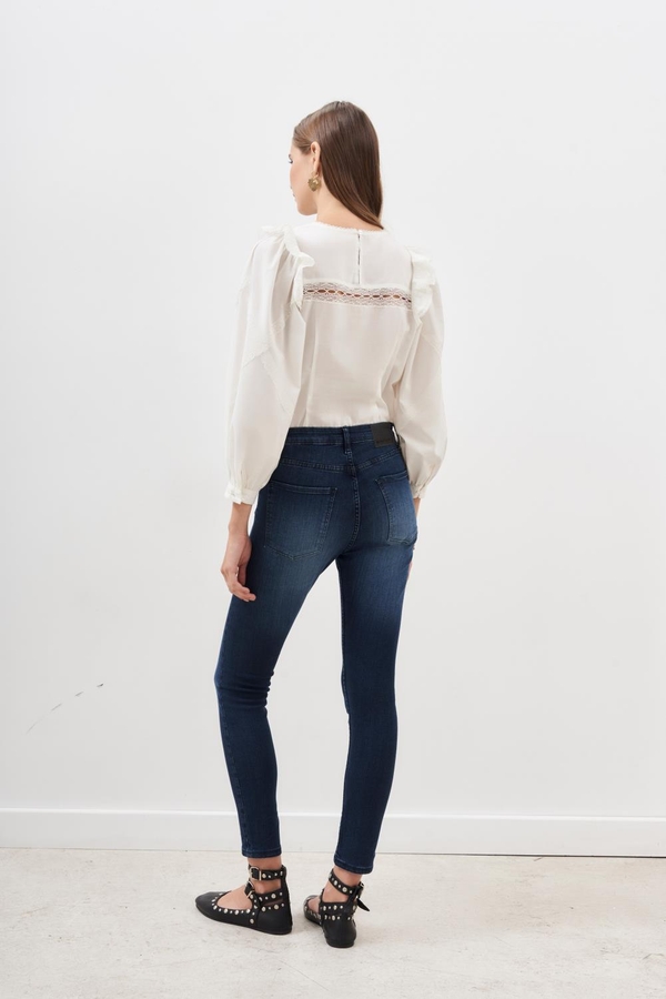 jean slim blue black