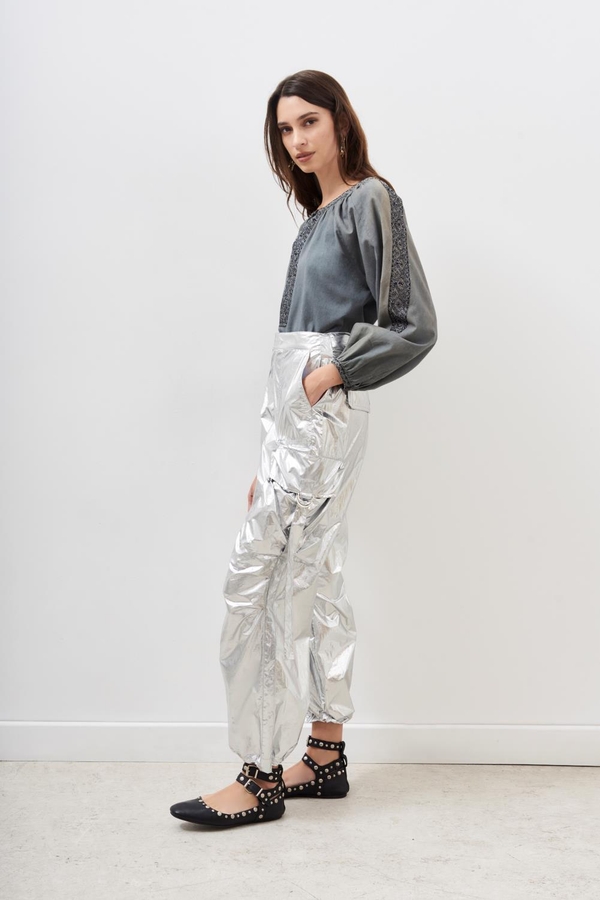 pantalon grace metallic