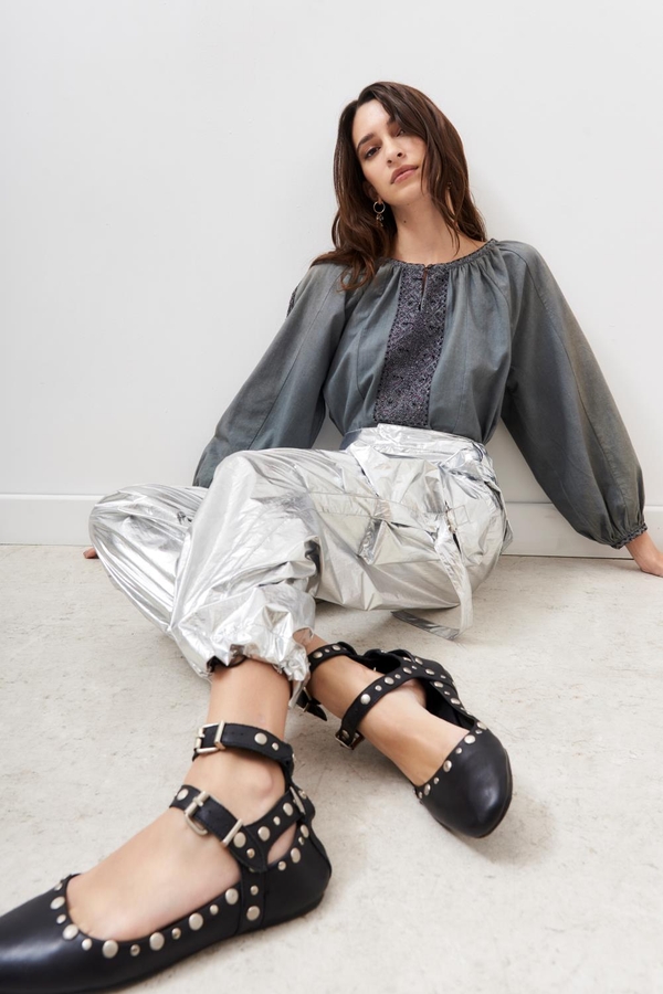 pantalon grace metallic
