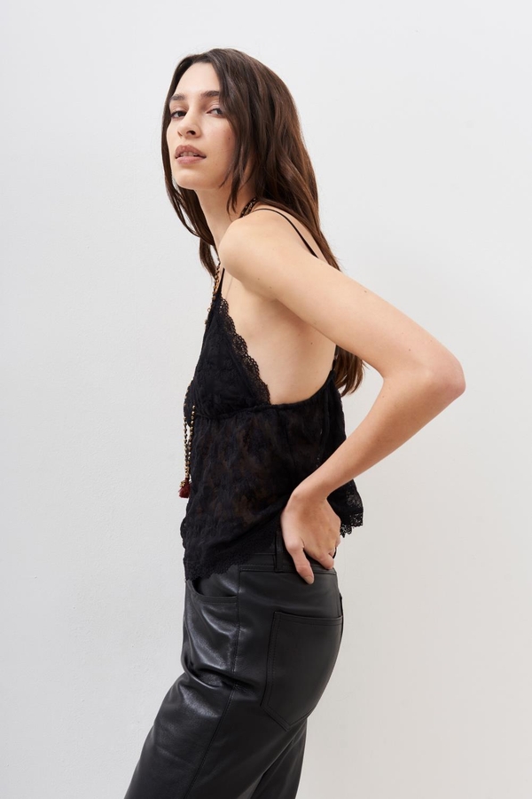 musculosa josephine lace