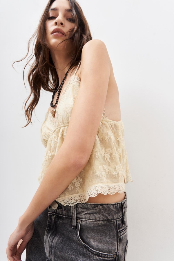 musculosa josephine lace